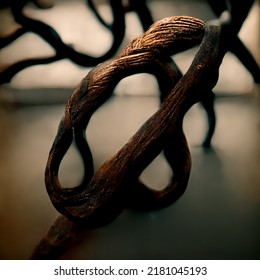 Wood Knot Tangle 3d Rendering