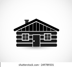 Wood Log House Icon