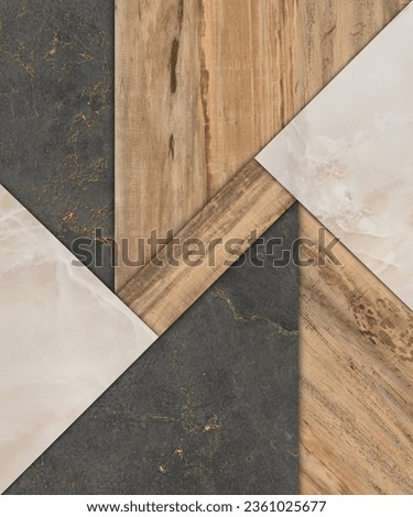 Wood and marble Pattern Texture Used For Interior Exterior Ceramic Wall Tiles And Floor Tiles.