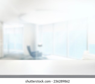 Wood Table Background Office Stock Illustration 236289862 