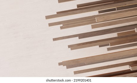 Wood Texture Line Background, 3d Rendering