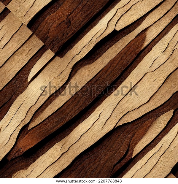 Wood Texture Seamless Pattern 3d Rendering Stock Illustration ...