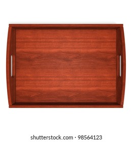 Wood Tray Top View