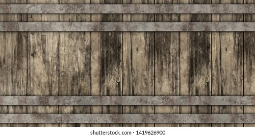 Wooden Barrel Metal Straps Stock Illustration 1419626900 | Shutterstock