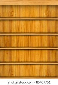 Wooden Book Shelf Background For Ebook For Modern Tablet Pc