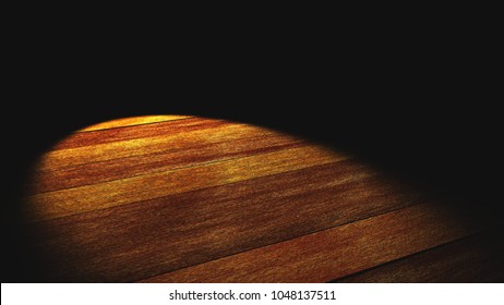 wooden floor of boards in a spot of light
3D rendering - Shutterstock ID 1048137511