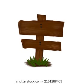 Wooden Road Sign Number Four Stock Illustration 2161289403 | Shutterstock