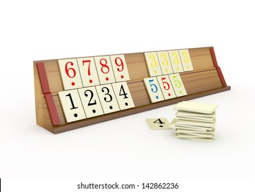 Wooden Rummikub Stand