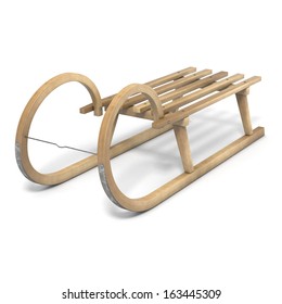 Wooden Sledge