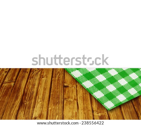 Similar – Tablecloth on wooden background