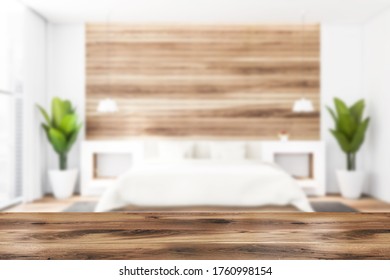 Wooden Texture Table Top On Blurred Stock Photo 1723821715 | Shutterstock