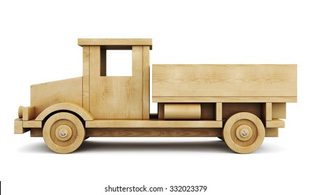 wooden lorry