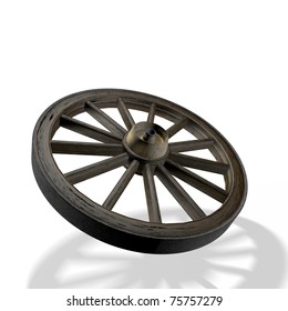 Wooden Wagon Wheel