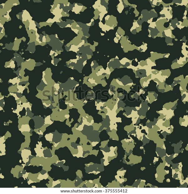 Woodland Camouflage Color Background Stock Illustration 375555412