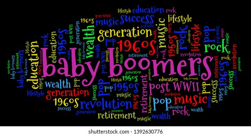 Word Cloud: The Baby Boomers