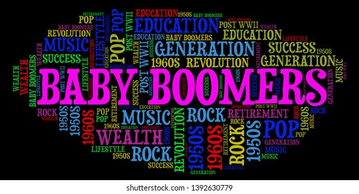 Word Cloud: The Baby Boomers