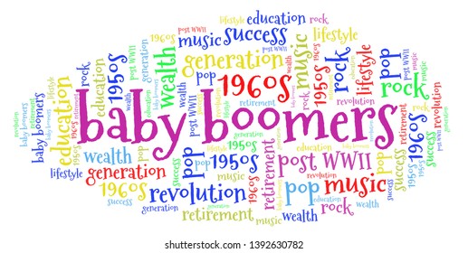 Word Cloud: The Baby Boomers