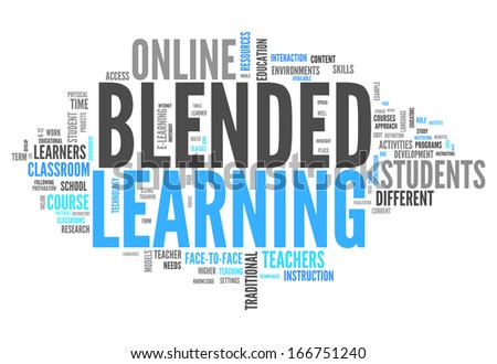 Word Cloud Blended Learning