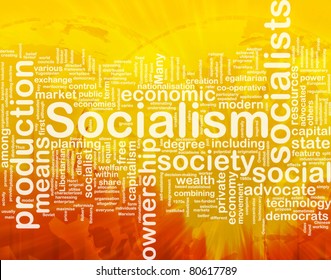 Word Cloud Concept Illustration Socialism Economy Stock Illustration ...