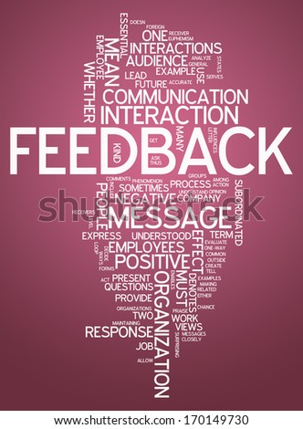 Word Cloud with Feedback wording