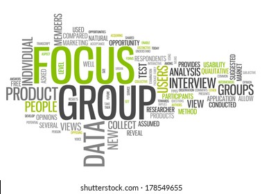 Word Cloud With Focus Group Related Tags