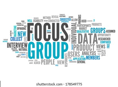 Word Cloud With Focus Group Related Tags