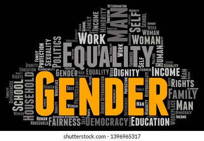 Word Cloud Gender Equality Stock Illustration 1396965317 | Shutterstock