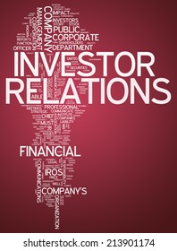 Word Cloud With Investor Relations Related Tags