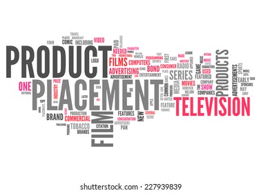 Word Cloud With Product Placement Related Tags