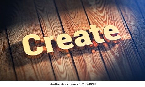 Word Create Lined Gold Letters On Stock Illustration 474524938 ...