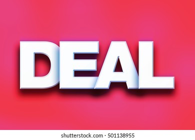 Word Deal Written White 3d Letters Stock Illustration 501138955 ...