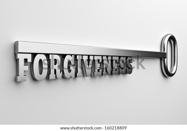 許すという言葉の鍵 のイラスト素材