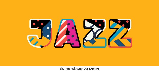 word-jazz-concept-written-colorful-abstract-stock-vector-royalty-free