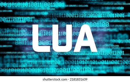 Word Lua Abstract Cyberspace Binary Code Stock Illustration 2181831639 ...