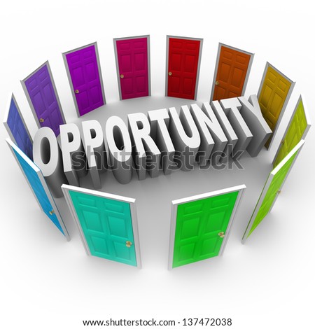 oportunidad palavra portas oportunidade abertos carreira abren posibilidades fortuna