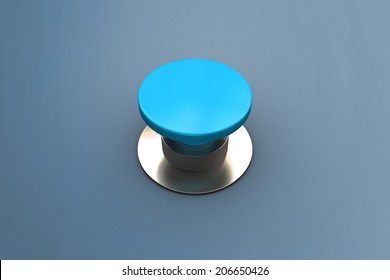 The Word Start And Blue Push Button Against Grey Vignette