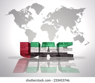 Word United Arab Emirates Uae Flag Stock Illustration 233453746 