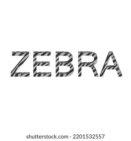 9,747 Zebra letters Images, Stock Photos & Vectors | Shutterstock