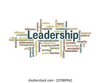 Wordcloud Leadership Related Words Stock Illustration 237089962 ...