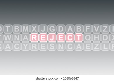 Wording Reject in a text block