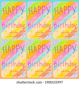 Wording To Say Happy Birthday, HBD. Card