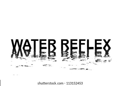 A word/phrase from a text effect series.