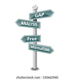 Gap Analysis Icon Images Stock Photos Vectors Shutterstock