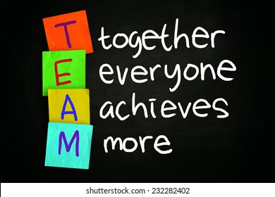 44 Together everybody achieves more Images, Stock Photos & Vectors ...