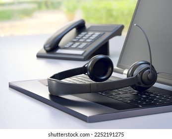 Work from home concept.3D Render