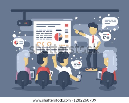 Work Presentation illsutration