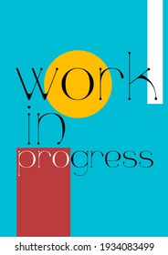 Work In Progress Quotes High Res Stock Images Shutterstock