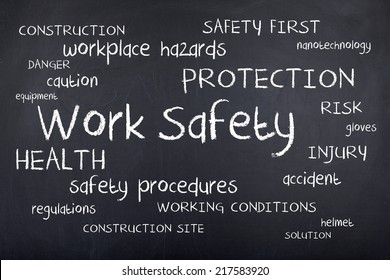 Work Safety Word Cloud - Powered by Shutterstock