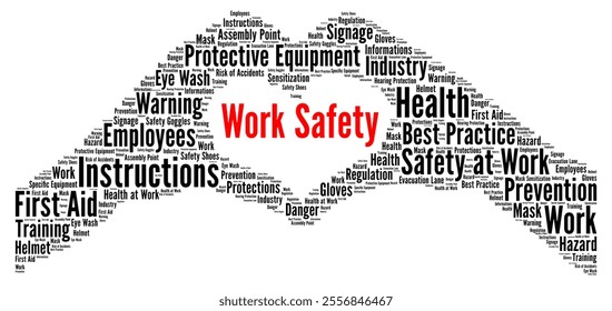 Work safety word cloud illustration	 - Powered by Shutterstock