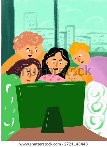  Work time in Company with computer 